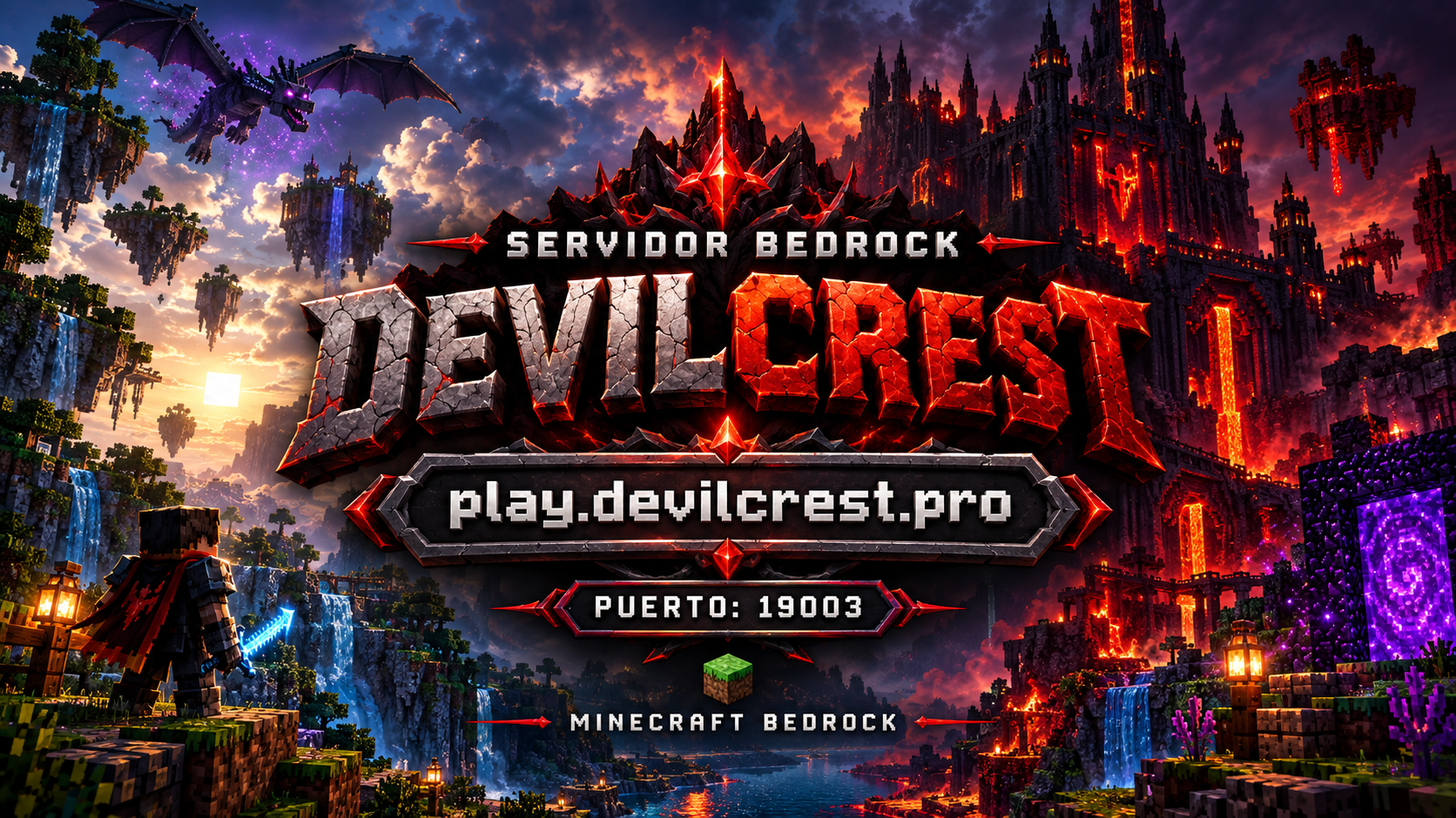 Cómo entrar al servidor Bedrock de DevilCrest