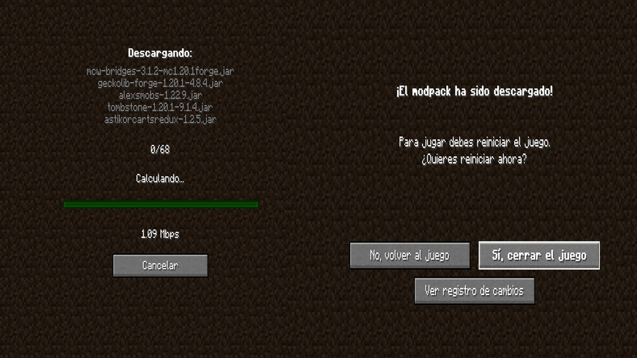 Reiniciar y entrar