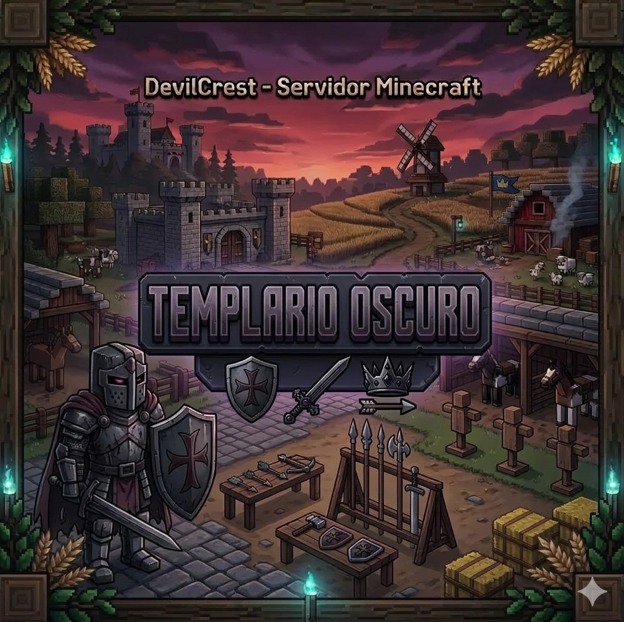 ⚔️ Rango Templario Oscuro (Mensual)